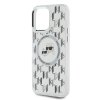 45090 1 karl lagerfeld iml magsafe kryt na iphone 15 pro klhmp15lhmckmht priesvitny monogram karl choupette hlava