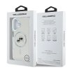 43248 4 karl lagerfeld iml magsafe kryt na iphone 16 klhmp16shlskch biela kovova karl choupette hlava