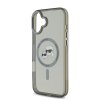 45459 5 karl lagerfeld iml magsafe kryt na iphone 16 plus klhmp16mhlskck kovova karl choupette hlava