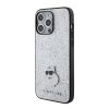 46245 3 karl lagerfeld pevny trblietavy kryt na iphone 15 pro max klhcp15xgcnpsg strieborne logo choupette