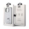 46245 6 karl lagerfeld pevny trblietavy kryt na iphone 15 pro max klhcp15xgcnpsg strieborne logo choupette