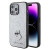 46245 karl lagerfeld pevny trblietavy kryt na iphone 15 pro max klhcp15xgcnpsg strieborne logo choupette