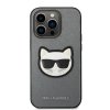 45660 2 karl lagerfeld saffiano kryt na iphone 14 pro klhcp14lsapchg strieborna choupette hlava