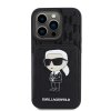 45765 1 karl lagerfeld saffiano kryt s priehradkami na karty a stojanom na iphone 15 pro klhcp15lsakknsck monogram ikonik