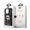 45765 6 karl lagerfeld saffiano kryt s priehradkami na karty a stojanom na iphone 15 pro klhcp15lsakknsck monogram ikonik