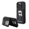 45765 karl lagerfeld saffiano kryt s priehradkami na karty a stojanom na iphone 15 pro klhcp15lsakknsck monogram ikonik
