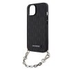 45705 1 karl lagerfeld saffiano monogram chain kryt na iphone 14 klhcp14ssacklhpk cierny