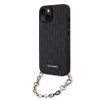 45705 karl lagerfeld saffiano monogram chain kryt na iphone 14 klhcp14ssacklhpk cierny