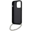 45726 4 karl lagerfeld saffiano monogram chain kryt na iphone 14 pro max klhcp14xsacklhpg strieborny