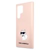 48258 5 karl lagerfeld silicone klhcs23lsnchbcp kryt na samsung galaxy s23 ultra ruzovy choupette