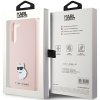 48267 7 karl lagerfeld silicone klhcs23msmhcnpp kryt na samsung galaxy s23 plus ruzovy choupette kovovy odznak