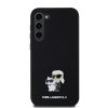 48270 1 karl lagerfeld silicone klhcs23msmhkcnpk kryt na samsung galaxy s23 plus karl choupette kovovy odznak