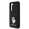 48285 5 karl lagerfeld silicone klhcs23ssmhcnpk kryt na samsung galaxy s23 choupette kovovy odznak