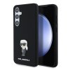 48210 karl lagerfeld silicone klhcs24msmhknpk kryt na samsung galaxy s24 plus ikonik kovovy odznak