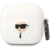 55131 karl lagerfeld silicone nft karl head 3d kla4runikh silikonove puzdro s 3d motivom karl head pre apple airpods 4 biele