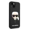 45810 4 karl lagerfeld silikonovy kryt na iphone 14 plus klhcp14mslkhbk karlova hlava cierny