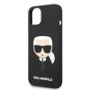45810 1 karl lagerfeld silikonovy kryt na iphone 14 plus klhcp14mslkhbk karlova hlava cierny