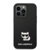 45837 2 karl lagerfeld silikonovy kryt na iphone 14 pro max klhcp14xslctbk choupette cierny