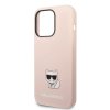45840 1 karl lagerfeld silikonovy kryt na iphone 14 pro max klhcp14xslctpi ruzovy choupette