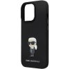 43140 1 karl lagerfeld silikonovy kryt na iphone 14 pro max klhcp14xsmhknpk ikonik s kovovym odznakom