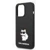 45849 1 karl lagerfeld silikonovy kryt na iphone 14 pro max klhcp14xsnchbck choupette cierny