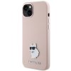 45876 4 karl lagerfeld silikonovy kryt na iphone 15 plus klhcp15msmhcnpp ruzovy choupette metal pin