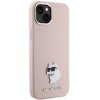 45876 6 karl lagerfeld silikonovy kryt na iphone 15 plus klhcp15msmhcnpp ruzovy choupette metal pin
