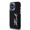 45864 3 karl lagerfeld silikonovy kryt na iphone 15 pro klhcp15lscmsmvk metal script logo