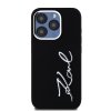 45864 1 karl lagerfeld silikonovy kryt na iphone 15 pro klhcp15lscmsmvk metal script logo