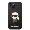 43059 2 karl lagerfeld silikonovy kryt s magsafe na iphone 14 plus klhmp14msnikbck ikonik cierny