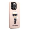 43092 4 karl lagerfeld silikonovy kryt s magsafe na iphone 14 pro klhmp14lsnikbcp ruzovy ikonik