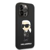 42957 5 karl lagerfeld silikonovy kryt s magsafe na iphone 14 pro max klhmp14xsnikbck ikonik cierny