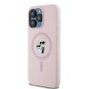 45228 5 karl lagerfeld silikonovy kryt s magsafe na iphone 15 pro klhmp15lscmkcrhp ruzovy karl choupette