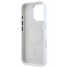 45159 1 karl lagerfeld silikonovy kryt s magsafe na iphone 16 pro klhmp16lscmkmpch biely shadow metal initial