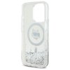 45486 3 karl lagerfeld trblietavy kryt s tekutinou a magsafe na iphone 16 pro max klhmp16xlgchsgh priesvitna choupette hlava