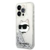 46134 2 karl lagerfeld trblietavy pevny kryt klhcp14llnchcs na iphone 14 pro strieborna choupette head