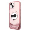 46155 4 karl lagerfeld trblietavy pevny kryt klhcp14mlnchcp na iphone 14 plus ruzova choupette head