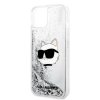 46152 1 karl lagerfeld trblietavy pevny kryt klhcp14mlnchcs na iphone 14 plus strieborna choupette head