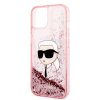 46167 1 karl lagerfeld trblietavy pevny kryt klhcp14mlnkhcp na iphone 14 plus ruzovy karl head