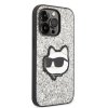 46191 6 karl lagerfeld trblietavy pevny kryt klhcp14xg2cps na iphone 14 pro max strieborna choupette patch