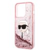 46221 1 karl lagerfeld trblietavy pevny kryt klhcp14xlnkhcp na iphone 14 pro max ruzovy karl head