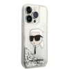 46215 6 karl lagerfeld trblietavy pevny kryt klhcp14xlnkhch na iphone 14 pro max strieborny karl head