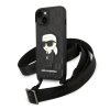 42582 karl lagerfeld tvrdy obal monogram klhcp14sstkmk iphone 14 ikonik patch