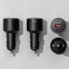 40817 4 ringke autonabijacka usb 2x type c pd30w qc3 0 s ambientnym svetlom cierna