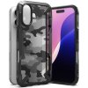 57081 3 ringke kryt fusion x design pre iphone 16 plus camo black