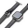 47868 ringke leather one slim kozeny remienok pre apple watch se 40mm cierny
