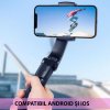 40052 3 selfie tyc s610w bluetooth dialkove ovladanie stativovy drziak a gimbalovy stabilizator cierna