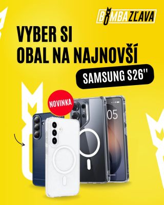 Novinky, ktoré letia - Samsung S26 🚀 Najnovší Samsung S26 si zaslúži ochranu, ktorá drží krok s jeho výkonom. Preto u nás...