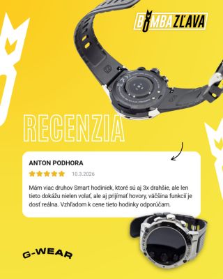 ⭐ Nie každé smart hodinky za dostupnú cenu dokážu splniť to, čo od nich čakáš Táto recenzia nás veľmi potešila: „Mám viac...