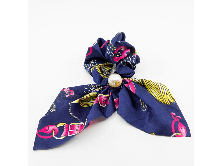 Girly Gumička Bow modro-ružová